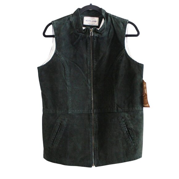 Skotts Washable Suede Zip-up Vest - Picture 2 of 16